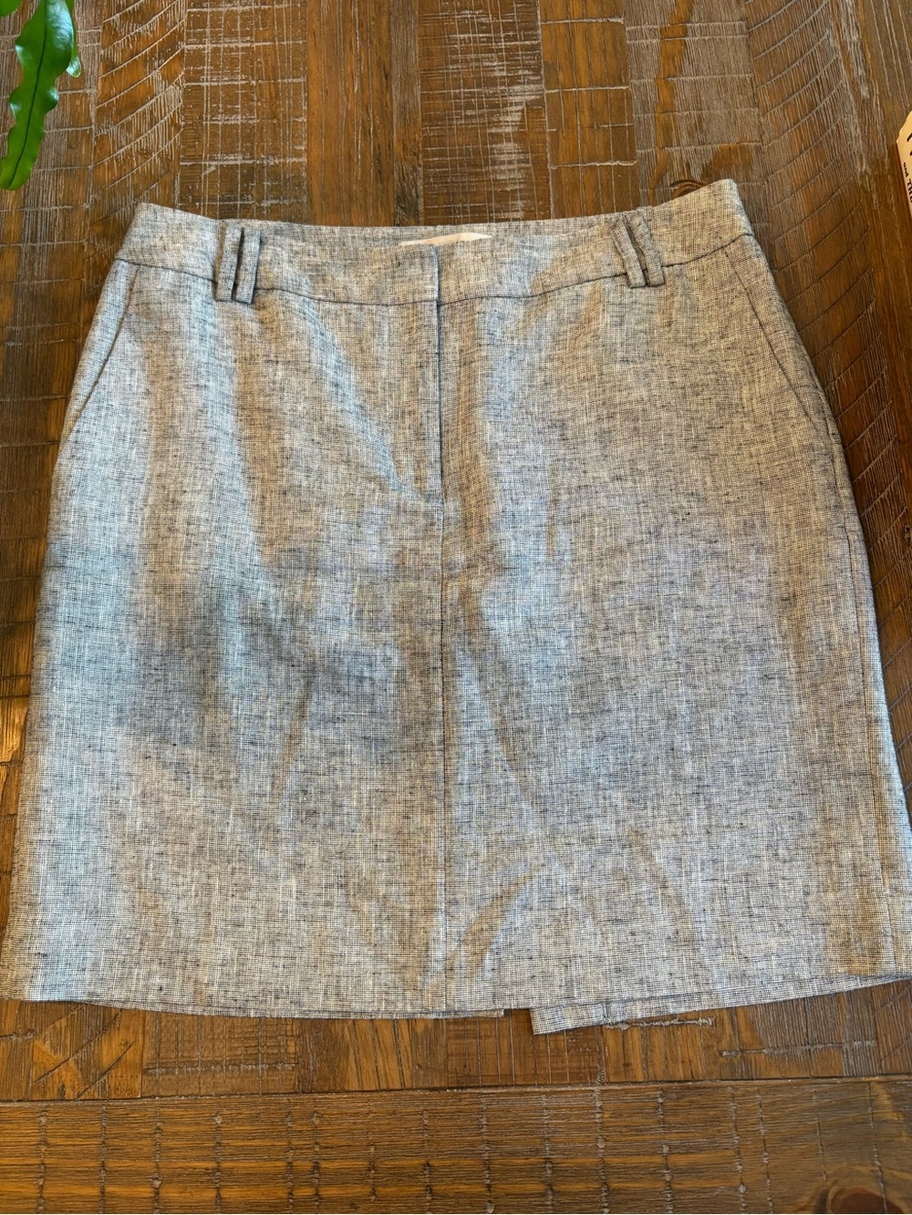 LOFT Heathered Gray Pencil Skirt, Size 8